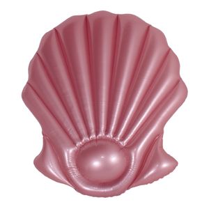 Boia Inflável Gigante Concha Rosa Metalizada Bel