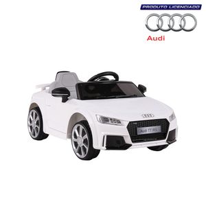 Carrinho Elétrico Audi TT RS 12V Branco Bel