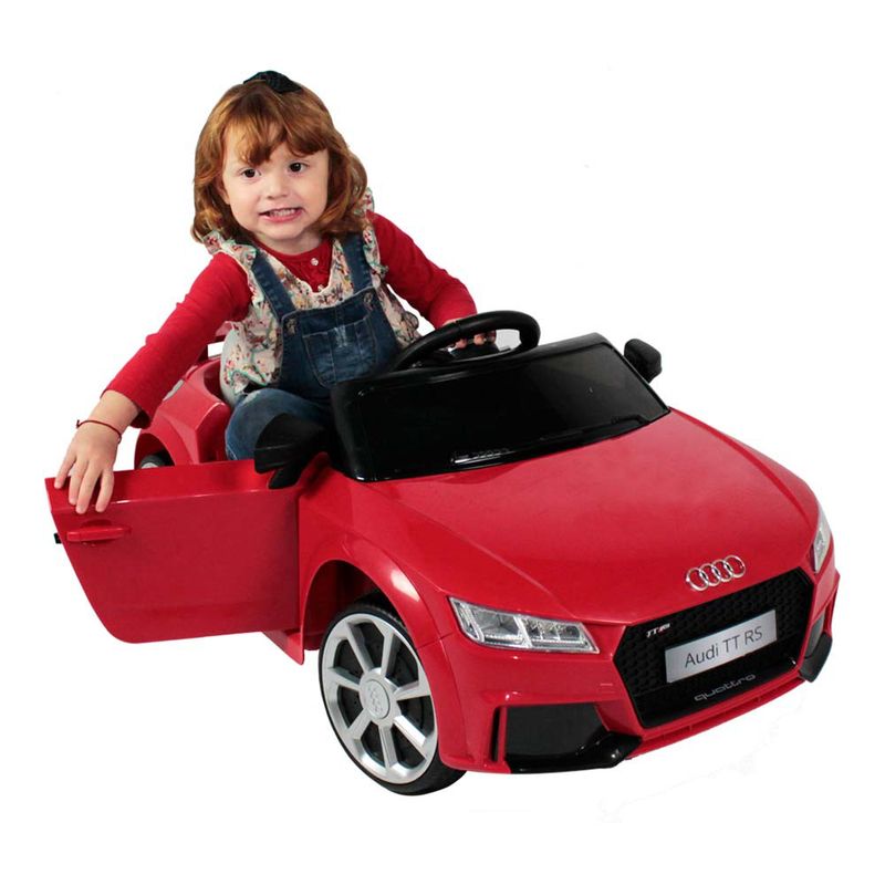 Carrinho Eletrico Bel Audi TT RS 12V Controle Remoto Vermelho - Maçã Verde  Baby