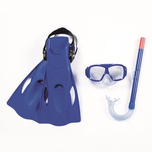 Kit Snorkel com Máscara e Nadadeiras Freestyle Cores Sortidas Bel