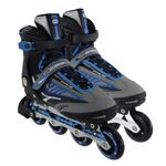 Patins-Inline-Future-Pro-Ajustavel-Azul-41-Bel