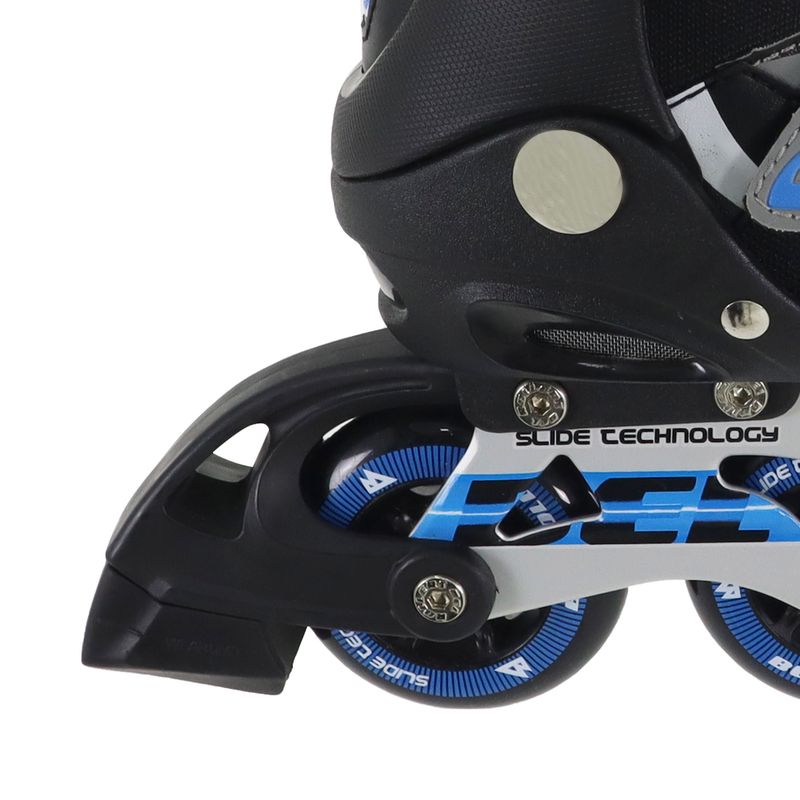 Patins-Inline-Future-Pro-Ajustavel-Azul-41-Bel