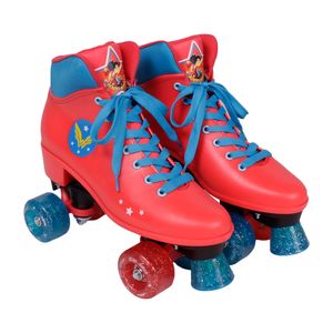 Patins Quad Super Hero Girls Mulher Maravilha Warner Bel