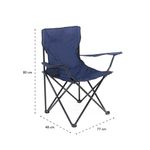 -Cadeira-Dobravel-Araguaia-Comfort-com-Braco-e-Porta-Copo-Azul-Marinho-Bel