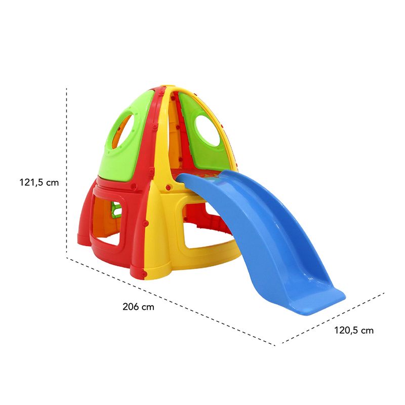 Foguete-Divertido-Escalada-com-Escorregador-Bel