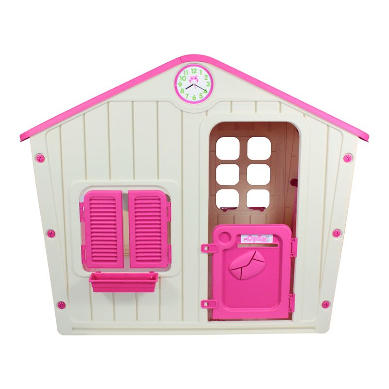 Casinha-de-Brinquedo-Rosa-Bel