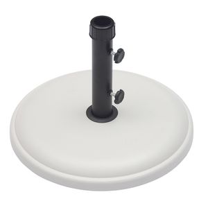 Base para Ombrellone Redonda de Concreto Expandido 16kg Branca