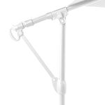 Ombrelone-Suspenso-Milano-Giratorio-360°-300m-Base-Em-Cruz-Branco-Bel
