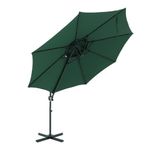 Ombrelone-Suspenso-Roma-Giratorio-360°-300m-Base-Em-Cruz-com-Suporte-Para-Luminaria-Verde-Bel