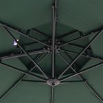 Ombrelone-Suspenso-Roma-Giratorio-360°-300m-Base-Em-Cruz-com-Suporte-Para-Luminaria-Verde-Bel
