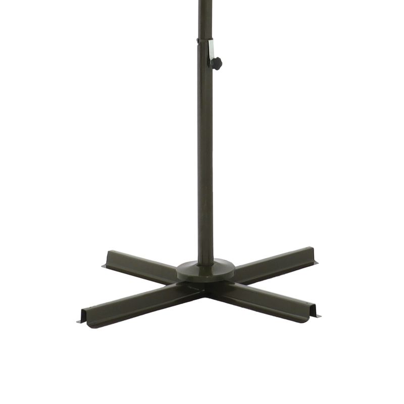 Ombrelone-Suspenso-Roma-Giratorio-360°-300m-Base-Em-Cruz-com-Suporte-Para-Luminaria-Marrom-Bel