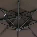 Ombrelone-Suspenso-Roma-Giratorio-360°-300m-Base-Em-Cruz-com-Suporte-Para-Luminaria-Marrom-Bel