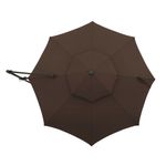 Ombrelone-Suspenso-Roma-Giratorio-360°-300m-Base-Em-Cruz-com-Suporte-Para-Luminaria-Marrom-Bel