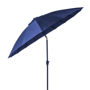 Ombrellone Articulado Chino em Alumínio 2,50 metros Azul Bel