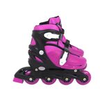 Kit-Patins-Inline-Radical-com-Luva-Capacete-Joelheira-e-Cotoveleira-Rosa-P--29-32--Rosa-Bel