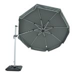 Ombrelone-Suspenso-Articulado-Giratorio-300m-Cinza-Bel