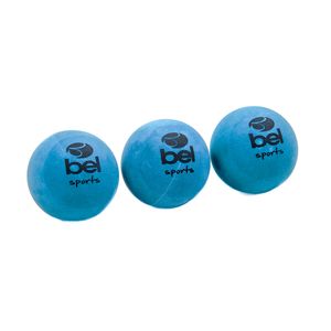 Kit com 3 Bolinhas de Borracha Frescobol Bel