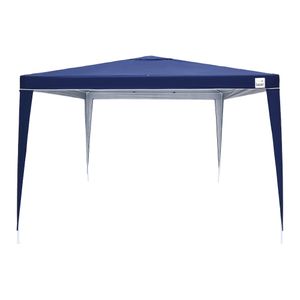 Tenda Gazebo Tubular 3m x 3m Poliéster Azul Bel