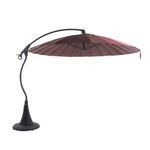 Ombrelone-Suspenso-Chino-Regulavel-300m-Poliester-Marrom-Bel