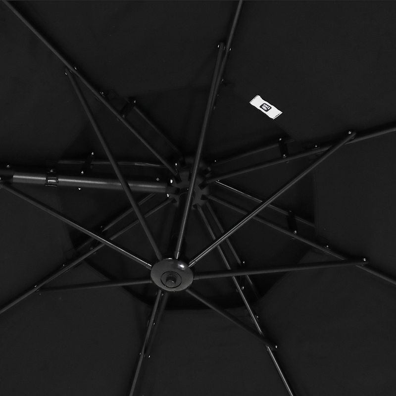 Ombrelone-Suspenso-Roma-Giratorio-360°-300m-Preto-Bel