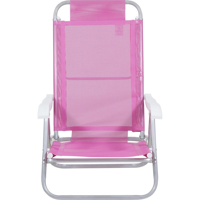 cadeira-de-praia-reclinavel-sunny-rosa-frente