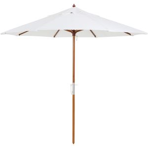 Ombrellone Central Treviso em Madeira 2,40 metros Branco Bel