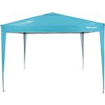 tenda-gazebo-dobravel-mormaii-tres-metros-poliester-turquesa-frente