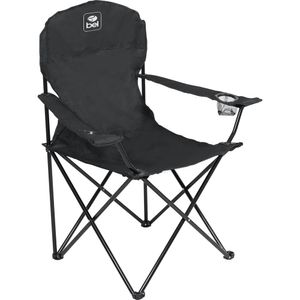 Cadeira Camping Dobrável Araguaia Comfort Max Preta Bel