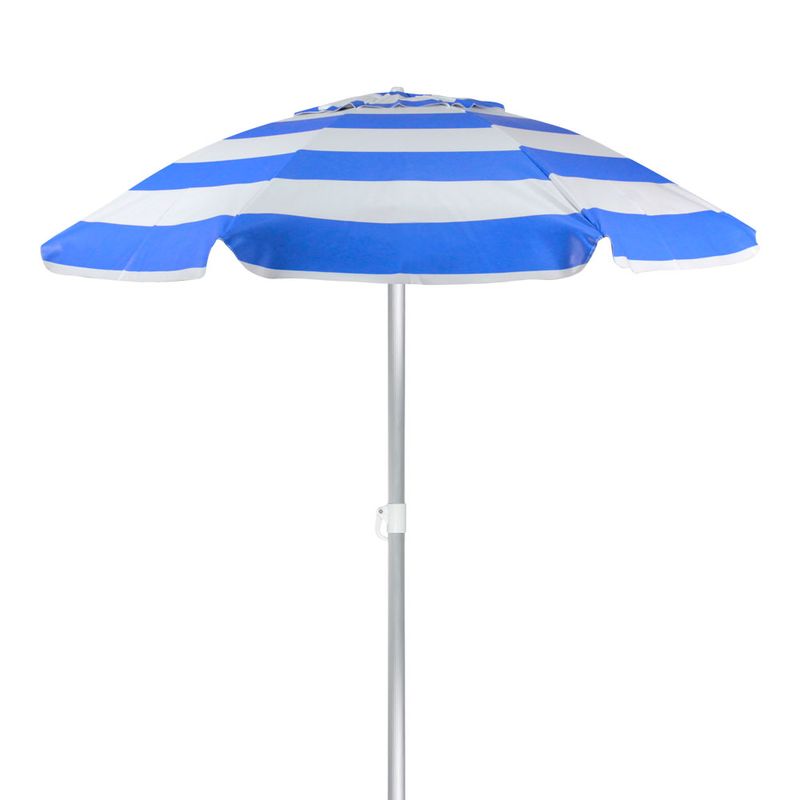 guarda-sol-bagum-aluminio-dois-metros-listrado-azul-aberto