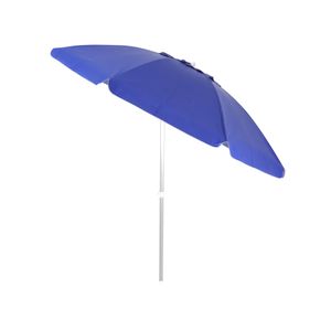 Guarda-Sol Articulado em Bagum e Haste de Alumínio de 2,40m Azul Royal Bel