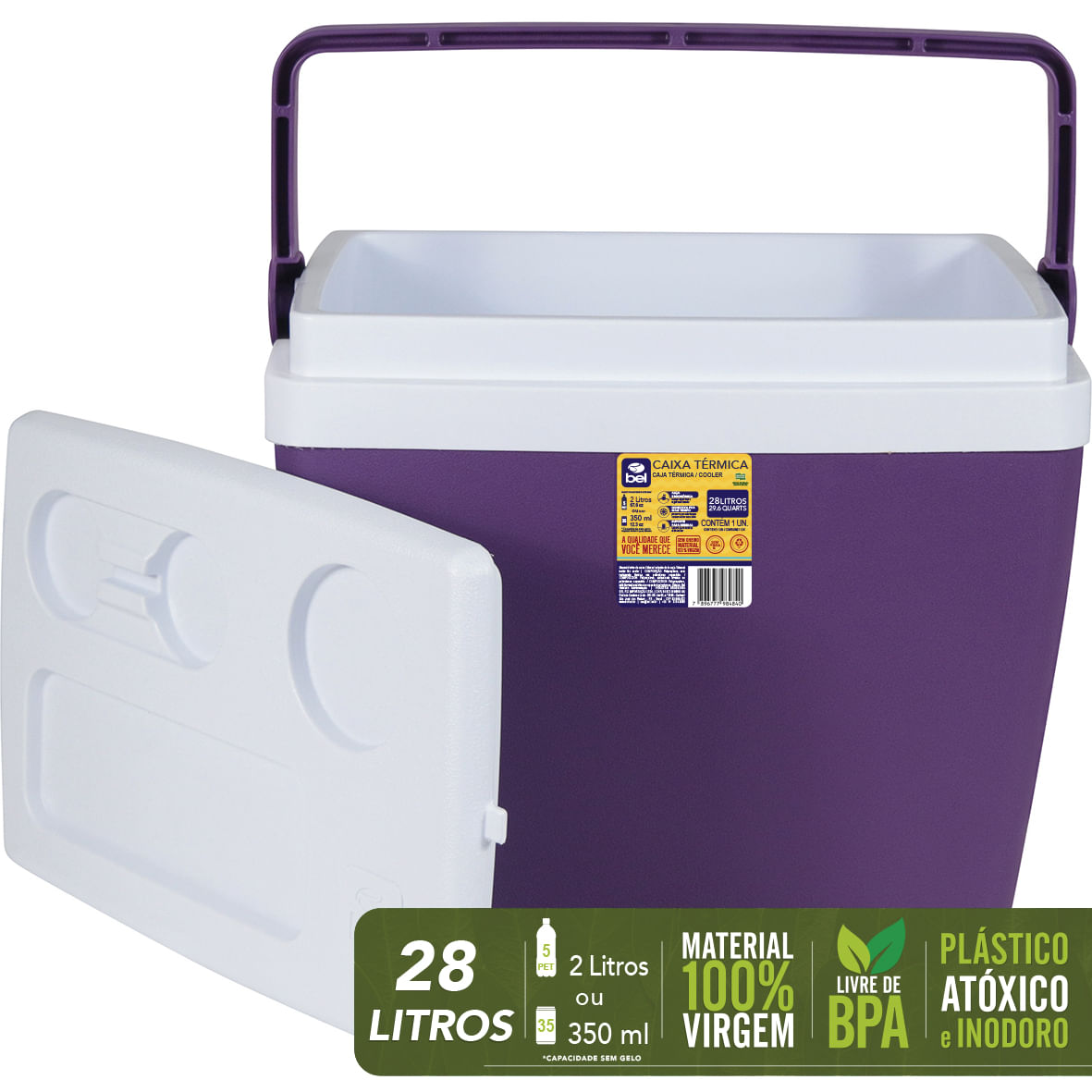 Caixa Térmica 28 Litros Açaí Bel