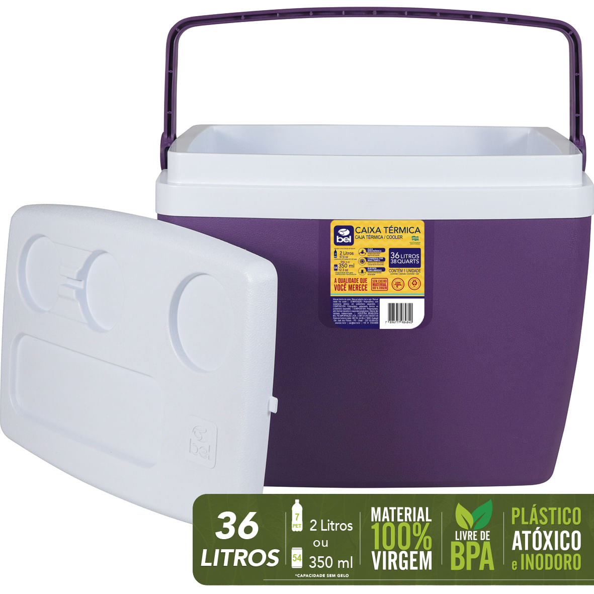 Caixa Térmica 36 Litros Açaí Bel