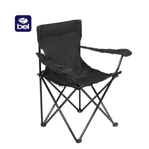 Cadeira Camping Dobrável Araguaia Comfort Preta Bel