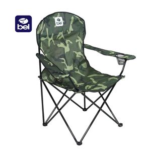 Cadeira Camping Dobrável Araguaia Comfort Max Camuflada Bel