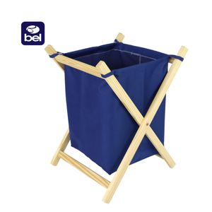 Cesto Multiuso Dobrável Azul Marinho Bel