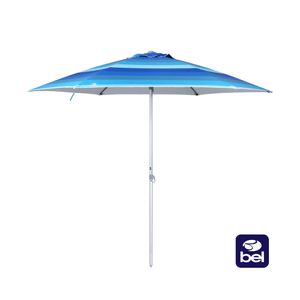 Guarda-Sol Milagres Premium em Alumínio 2,40m Degrade Azul Bel