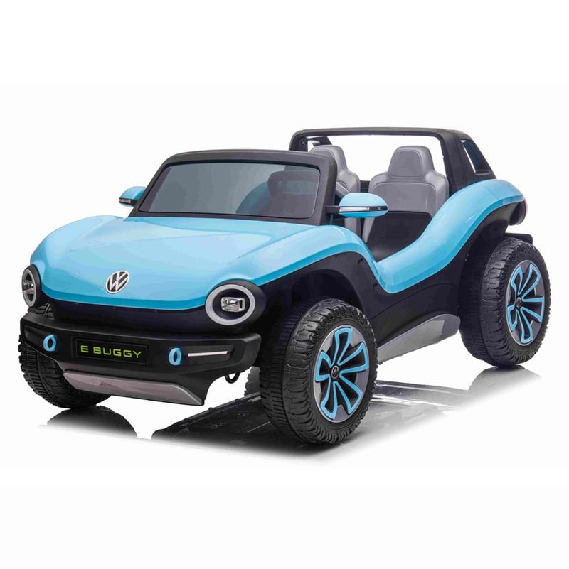 Carro-Eletrico-Infantil-E-buggy volkswagen 2-Lugares 12v-Azul-Bel