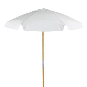 Guarda-Sol Guarapari em Bagum com Haste de Madeira 1,60m Branco Bel