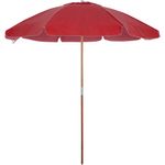 Guarda-sol-Guarapari-Em-Bagum-e-Haste-de-Madeira-220m-Vermelho-Bel