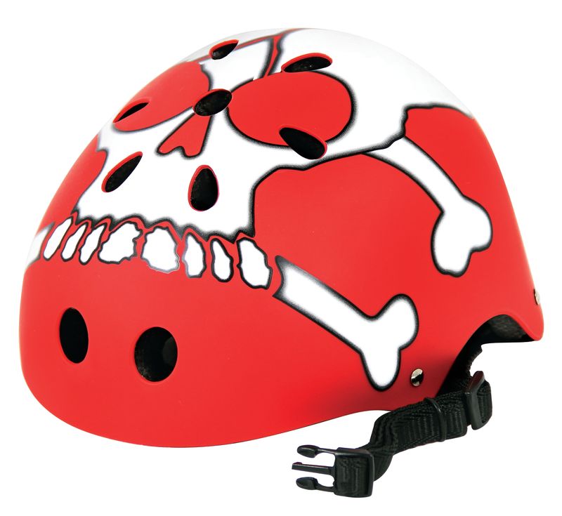 Capacete-Para-Skate-Em-Abs-Vermelho-Bel