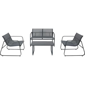 Conjunto para Jardim Weekend Cinza Bel