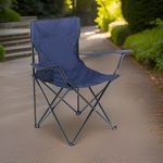 -Cadeira-Dobravel-Araguaia-Comfort-com-Braco-e-Porta-Copo-Azul-Marinho-Bel