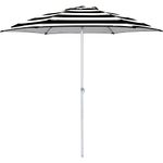 Guarda-sol-Milagres-Premium-Em-Aluminio-24m-Listrado-Preto-branco-Bel-
