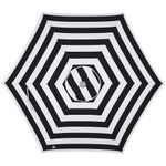 Guarda-sol-Milagres-Premium-Em-Aluminio-24m-Listrado-Preto-branco-Bel-