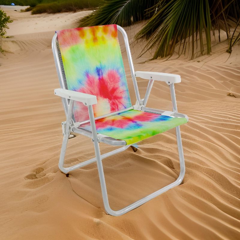 Cadeira-de-Praia-Alta-Em-Aluminio-Tie-Dye-Bel