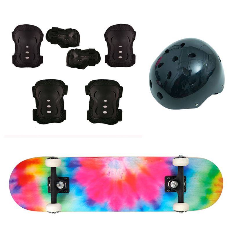 Skate-Semi-pro---Kit-Protecao-Completo-Estampas-Sortidas-Bel