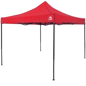 Tenda Gazebo Dobrável Pagoda 3m x 3m Oxford Vermelha Bel