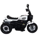 Moto Eletrica Infantil Freeway King 3 Rodas 6v Branca Bel