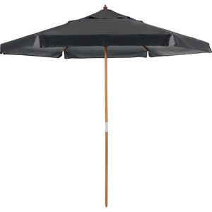 Ombrellone Central Xangri-Lá em Madeira 2,40 metros Preto Bel