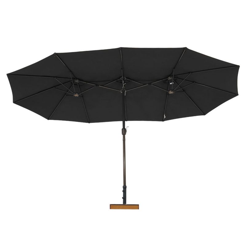 Ombrelone Retangular Oversize 4,60m X 2,70m Preto Bel